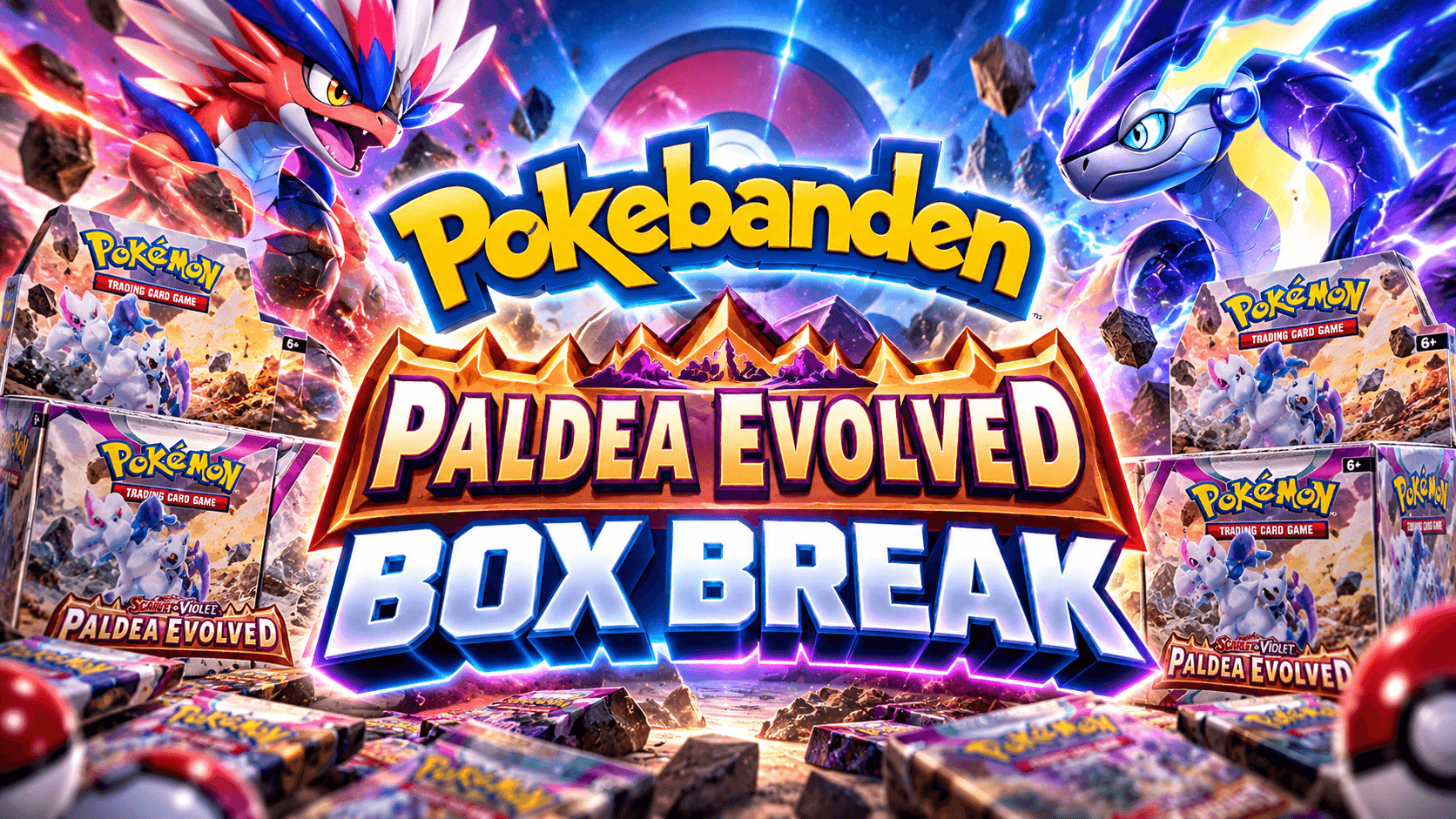 Paldea Evolved BOX BREAK giveaway!