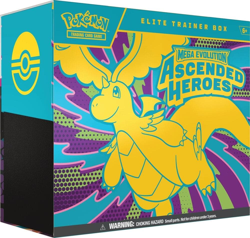 Pokémon TCG Ascended Heroes Elite Trainer Box fra Mega Evolution-serien